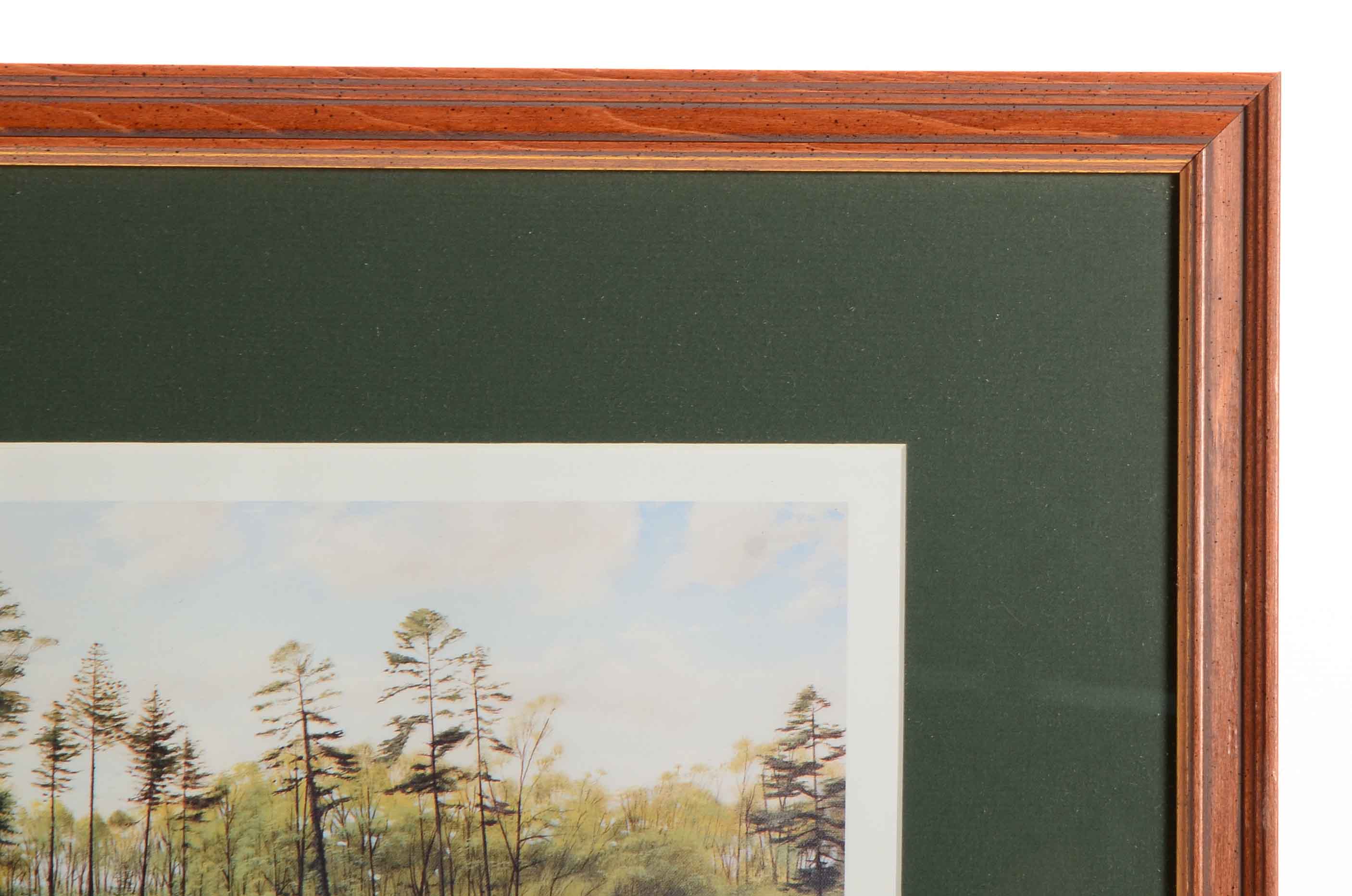 Augusta Baxter Signed Golf Print