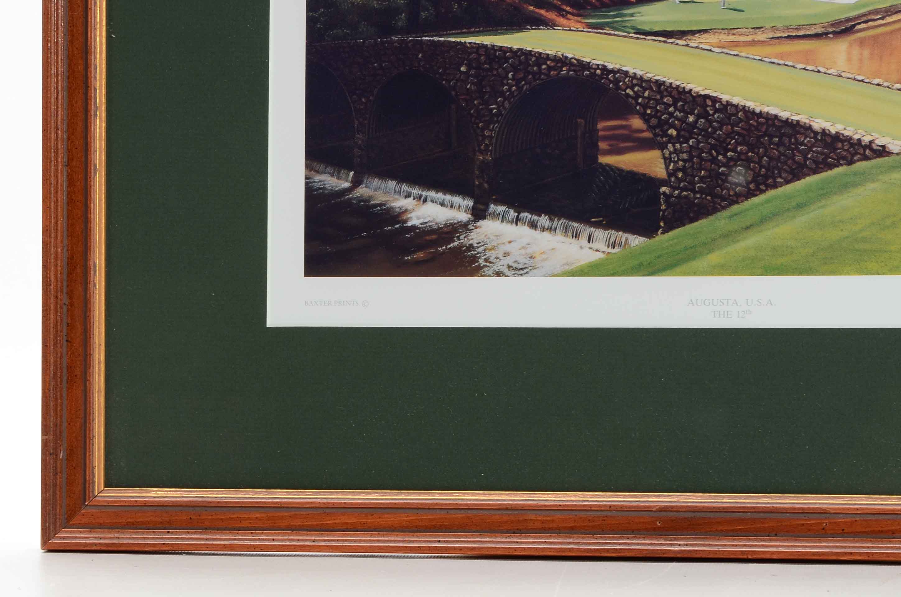 Augusta Baxter Signed Golf Print