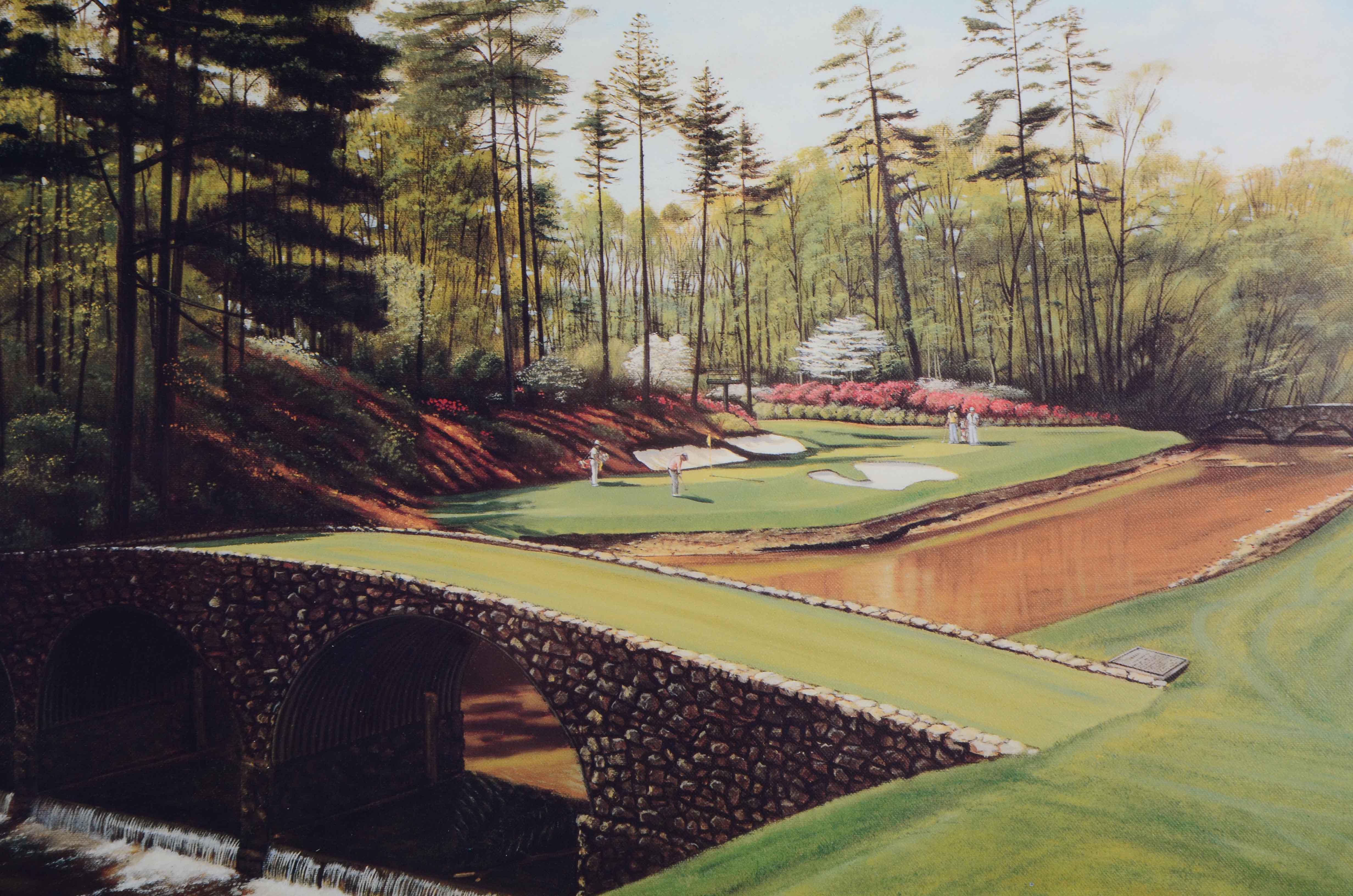 Augusta Baxter Signed Golf Print