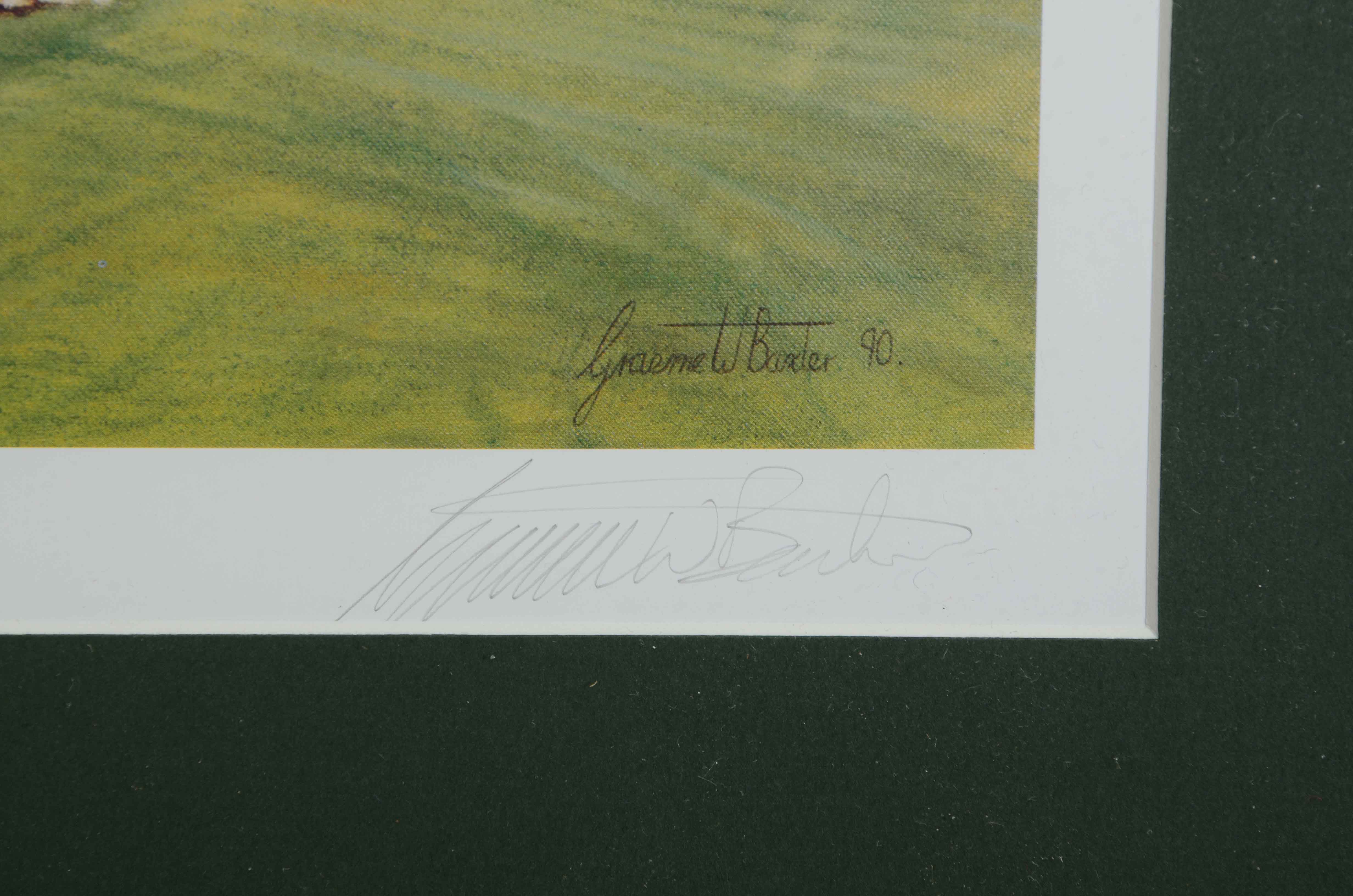 Augusta Baxter Signed Golf Print