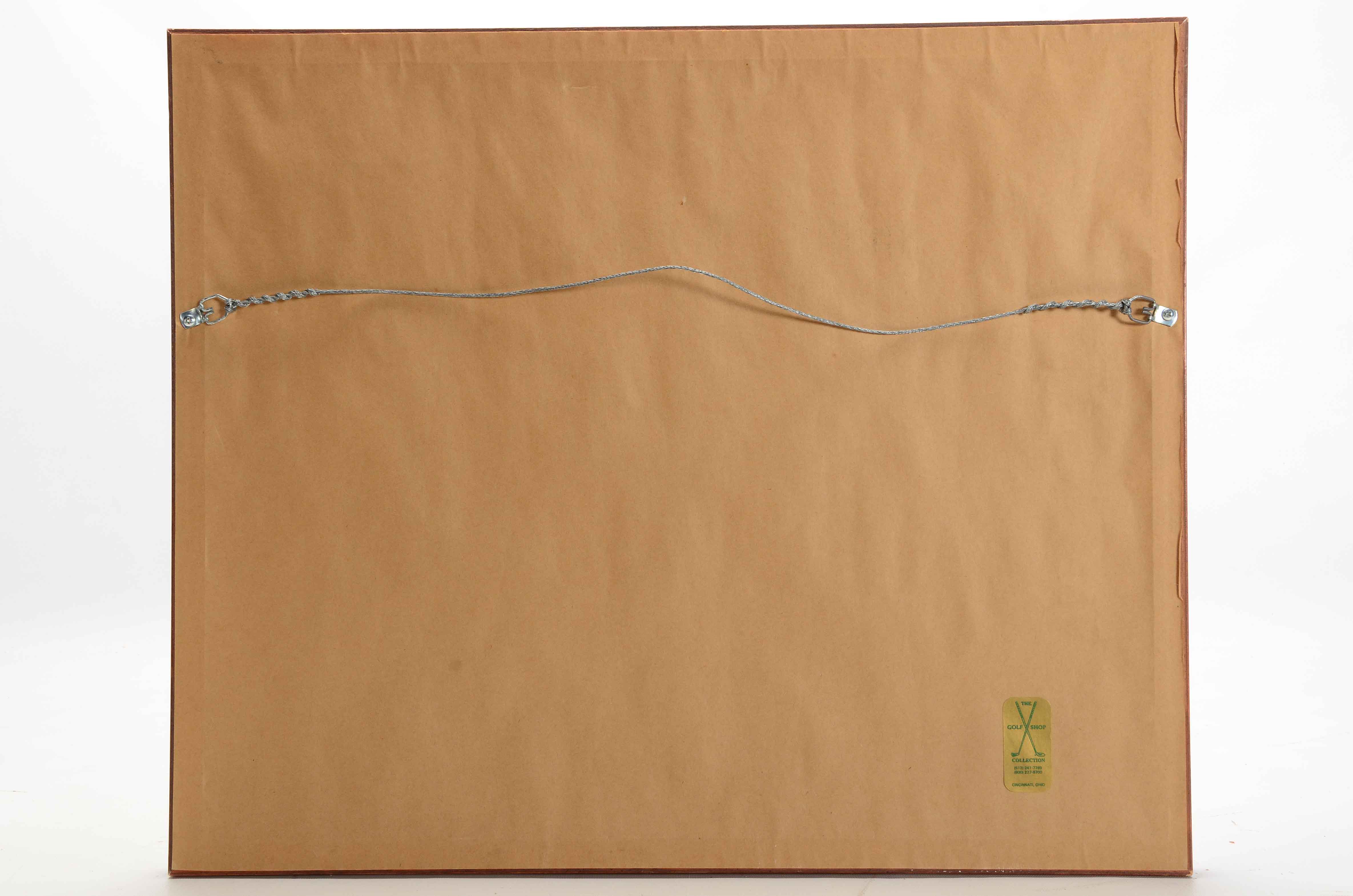 Augusta Baxter Signed Golf Print