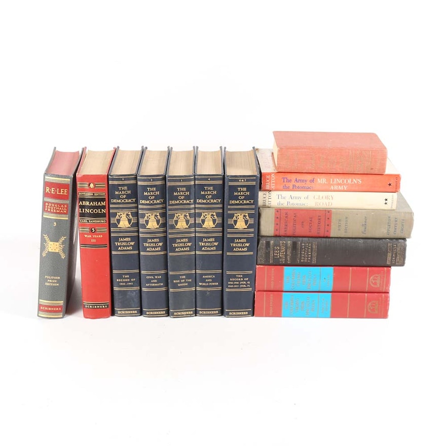 Collection of Vintage History and Social Science Reference Books