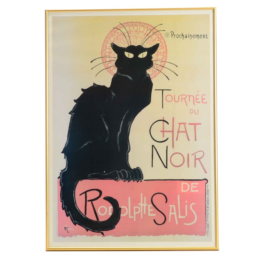 Le Chat Noir Framed Print