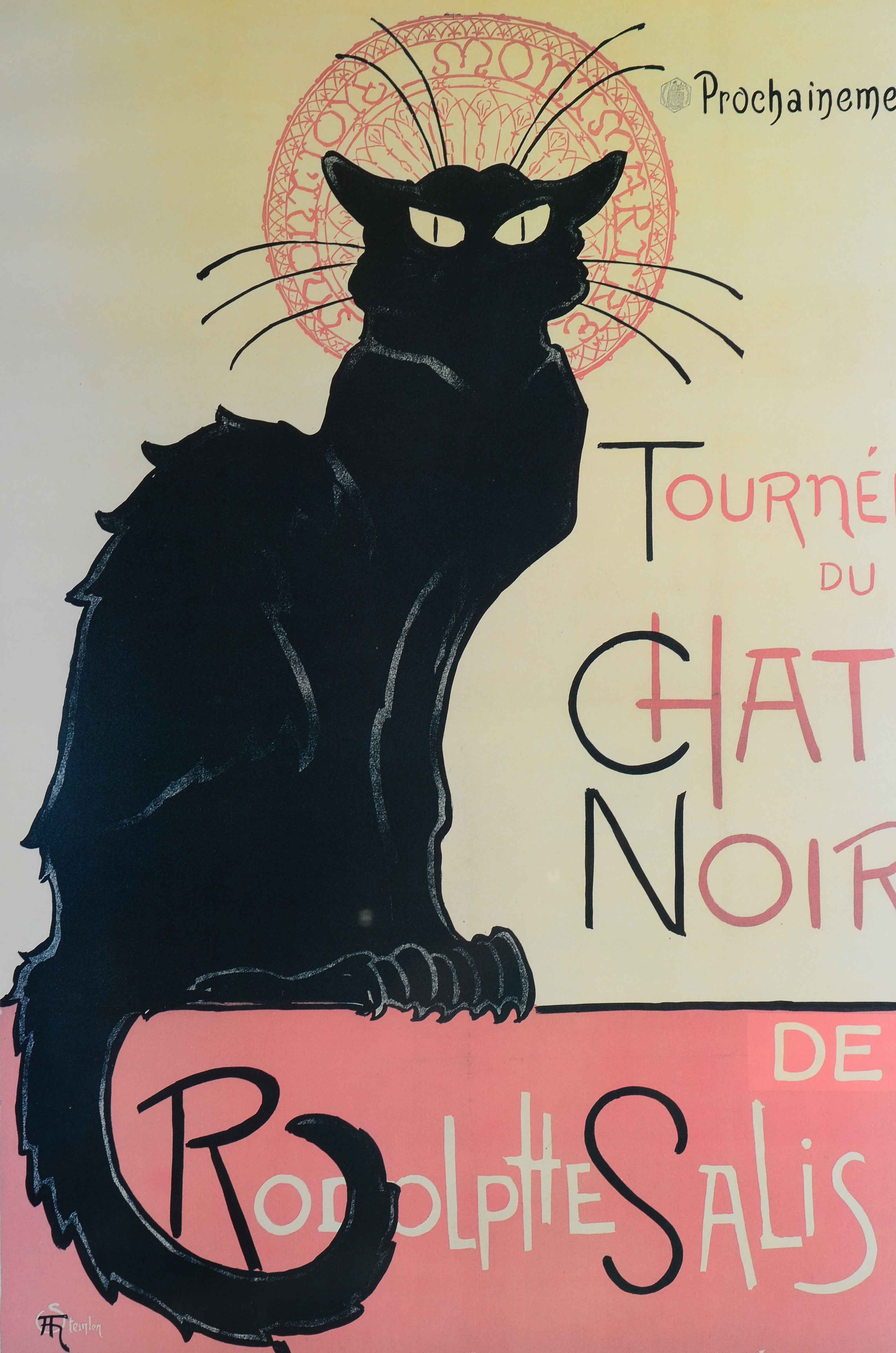 Le Chat Noir Framed Print
