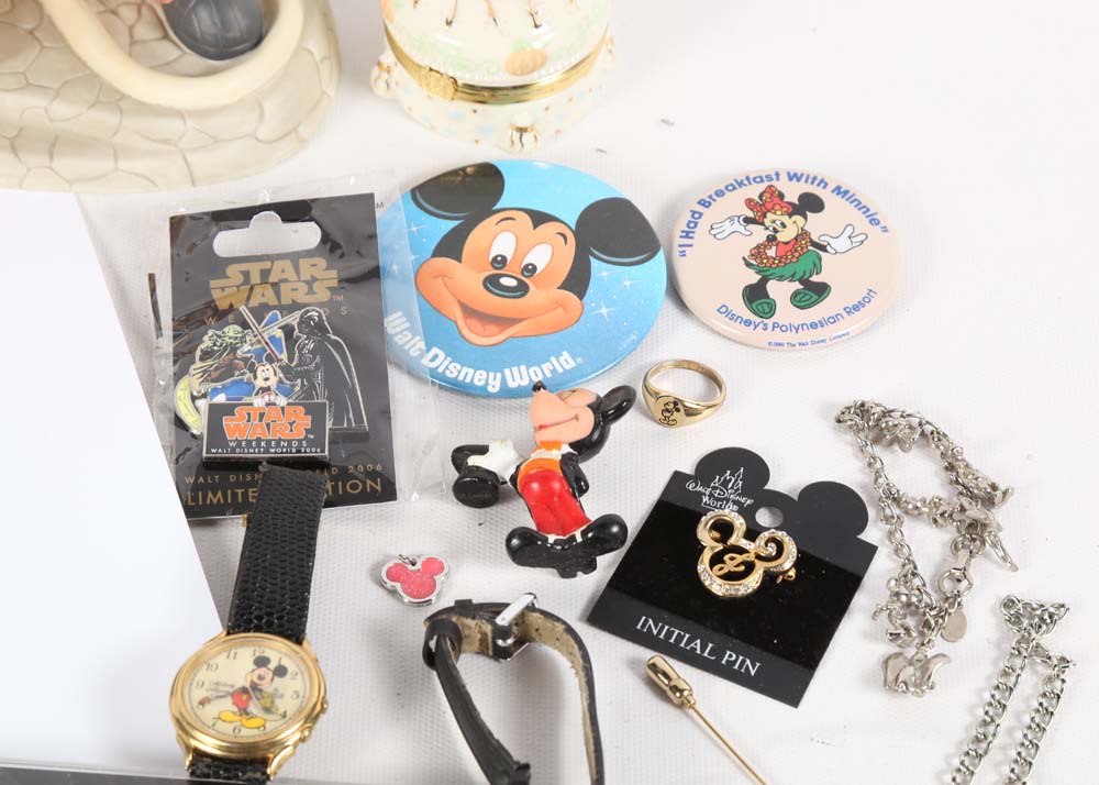 Grouping of Disney Collectibles