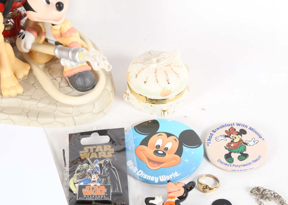 Grouping of Disney Collectibles