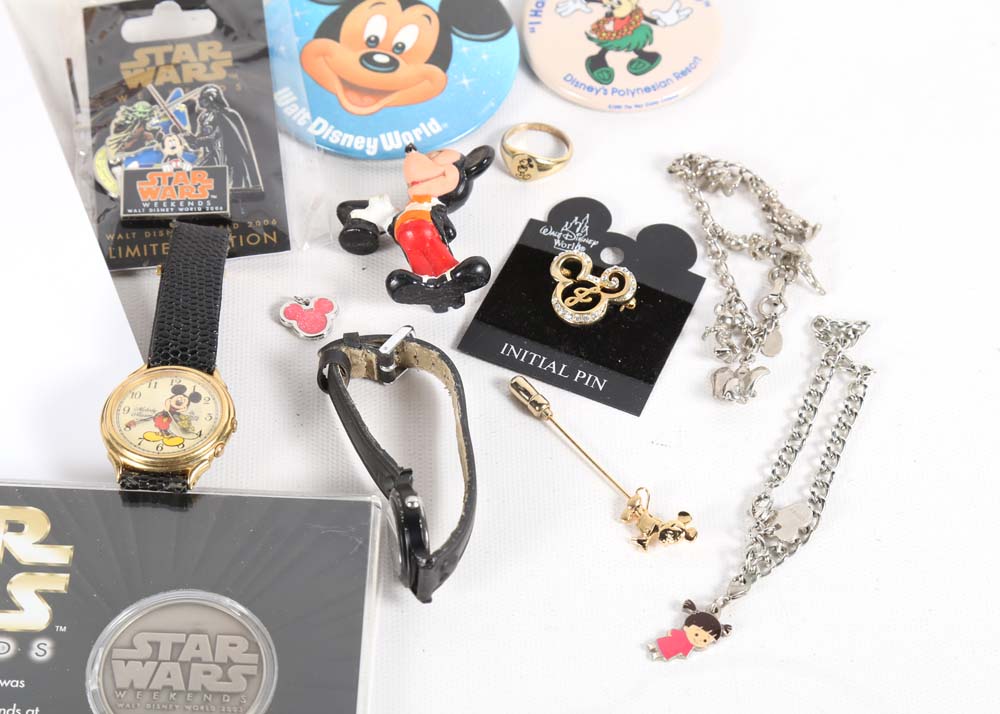 Grouping of Disney Collectibles