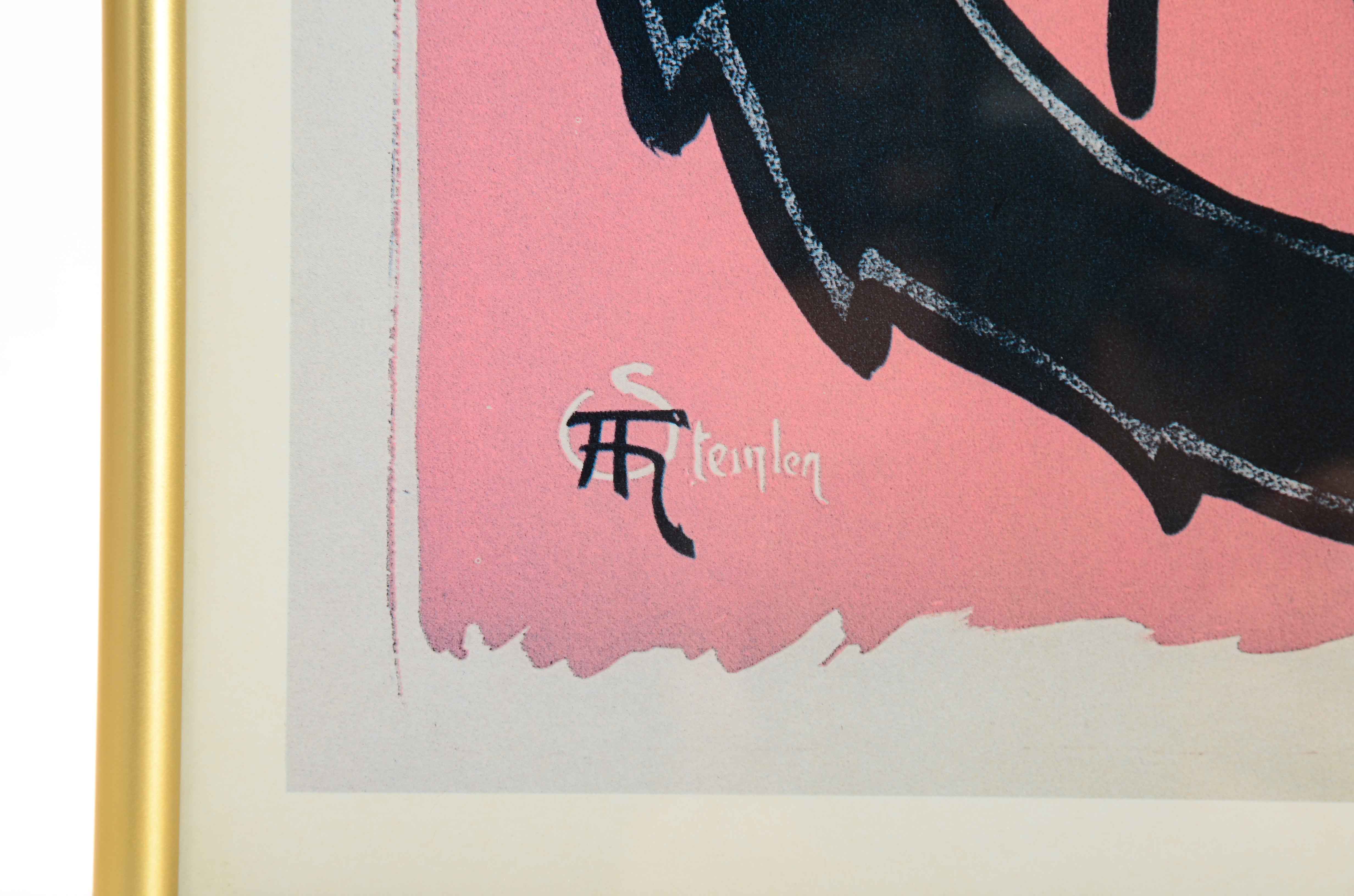 Le Chat Noir Framed Print