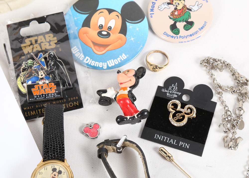 Grouping of Disney Collectibles