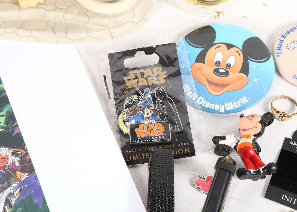 Grouping of Disney Collectibles