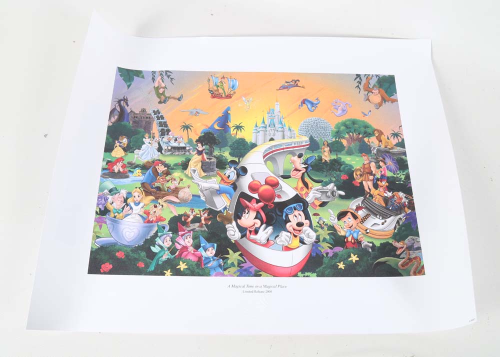 Grouping of Disney Collectibles