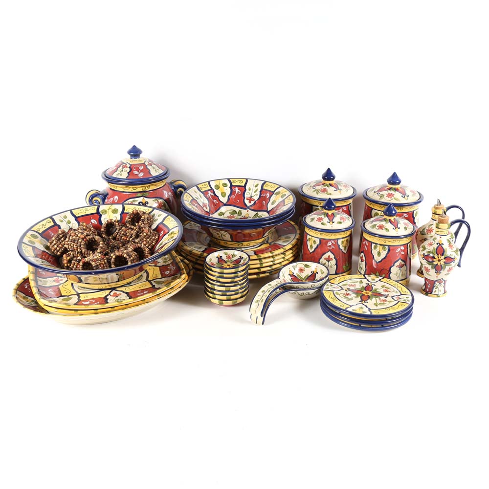 Pier1 "Vallarta" Earthenware Serving Pieces