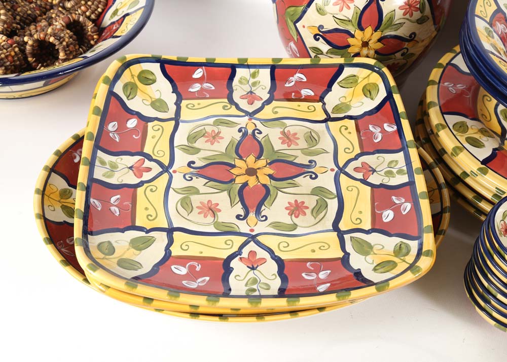 Pier1 "Vallarta" Earthenware Serving Pieces