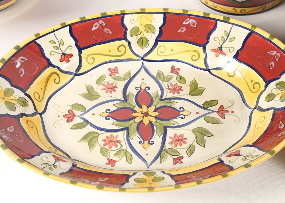 Pier1 "Vallarta" Earthenware Serving Pieces