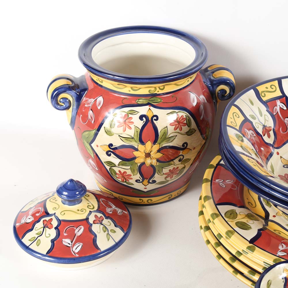 Pier1 "Vallarta" Earthenware Serving Pieces