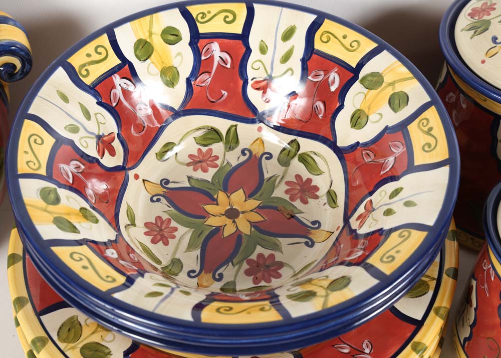 Pier1 "Vallarta" Earthenware Serving Pieces