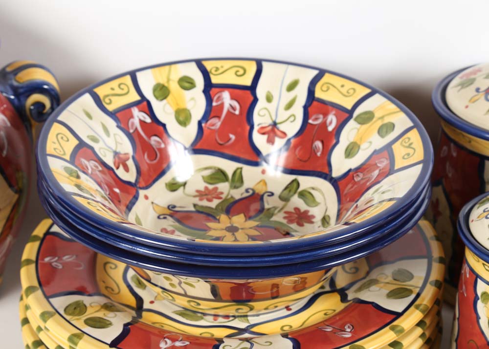 Pier1 "Vallarta" Earthenware Serving Pieces