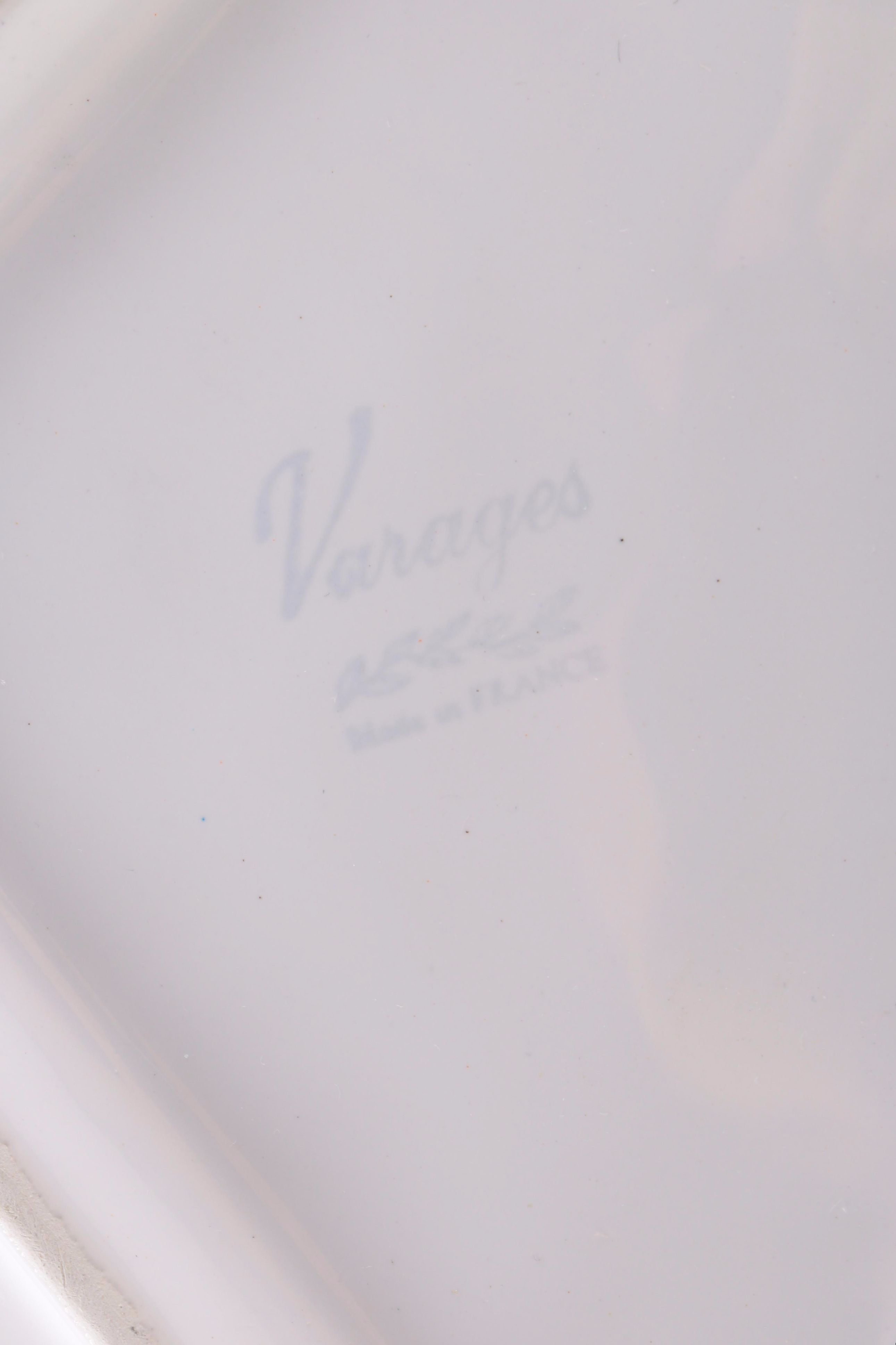 Vintage White Porcelain Décor including a Fitz & Floyd Mirror