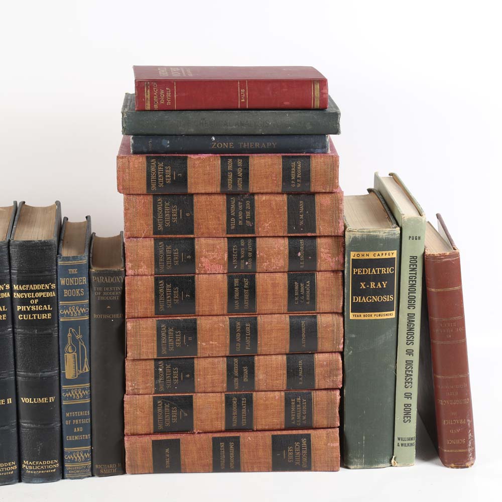 Vintage and Antique Science and Medical Books