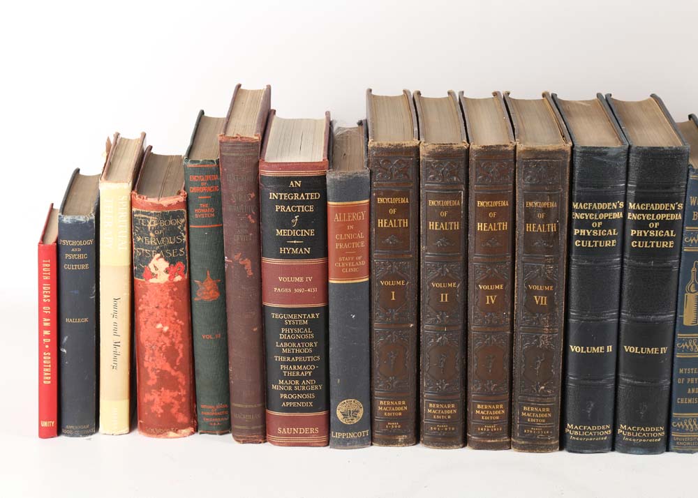 Vintage and Antique Science and Medical Books