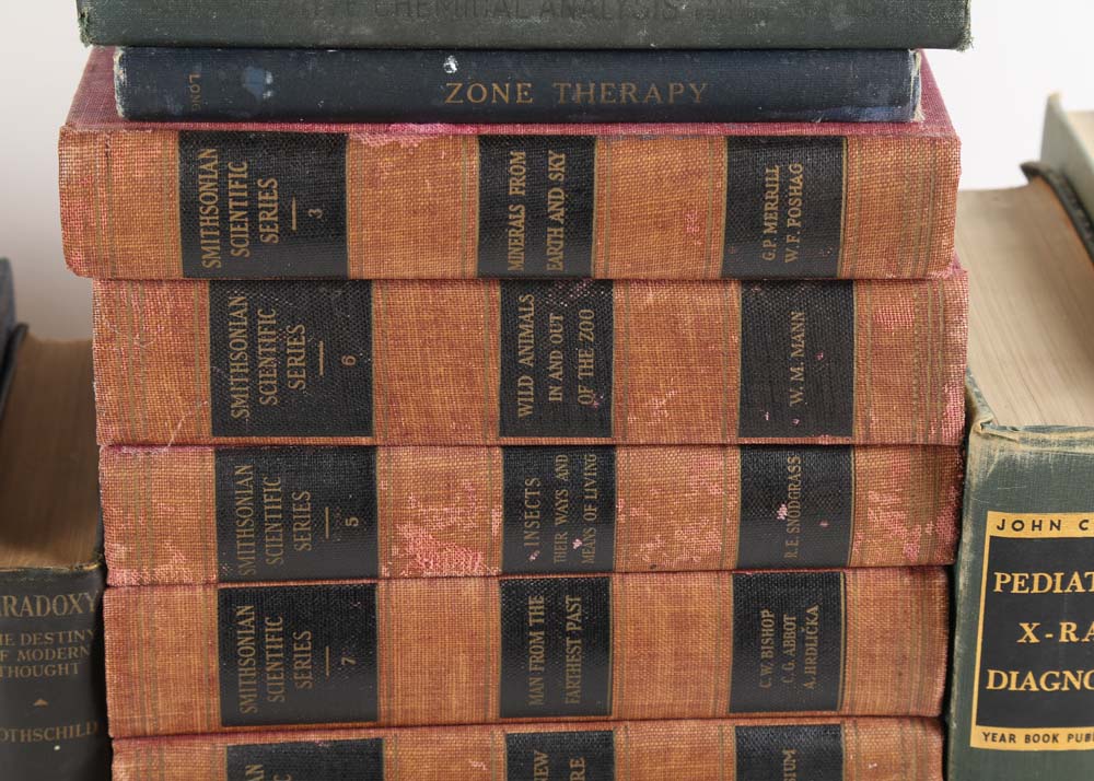 Vintage and Antique Science and Medical Books