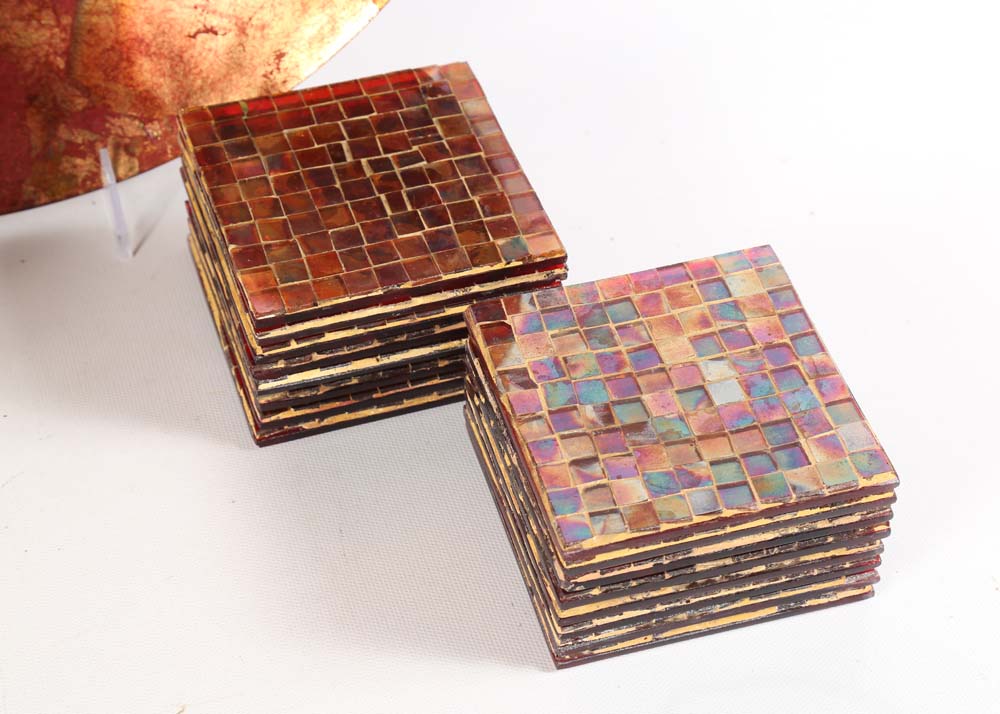 Glass Tabletop Decor Grouping