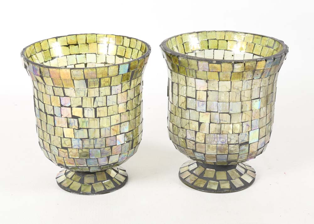 Glass Tabletop Decor Grouping