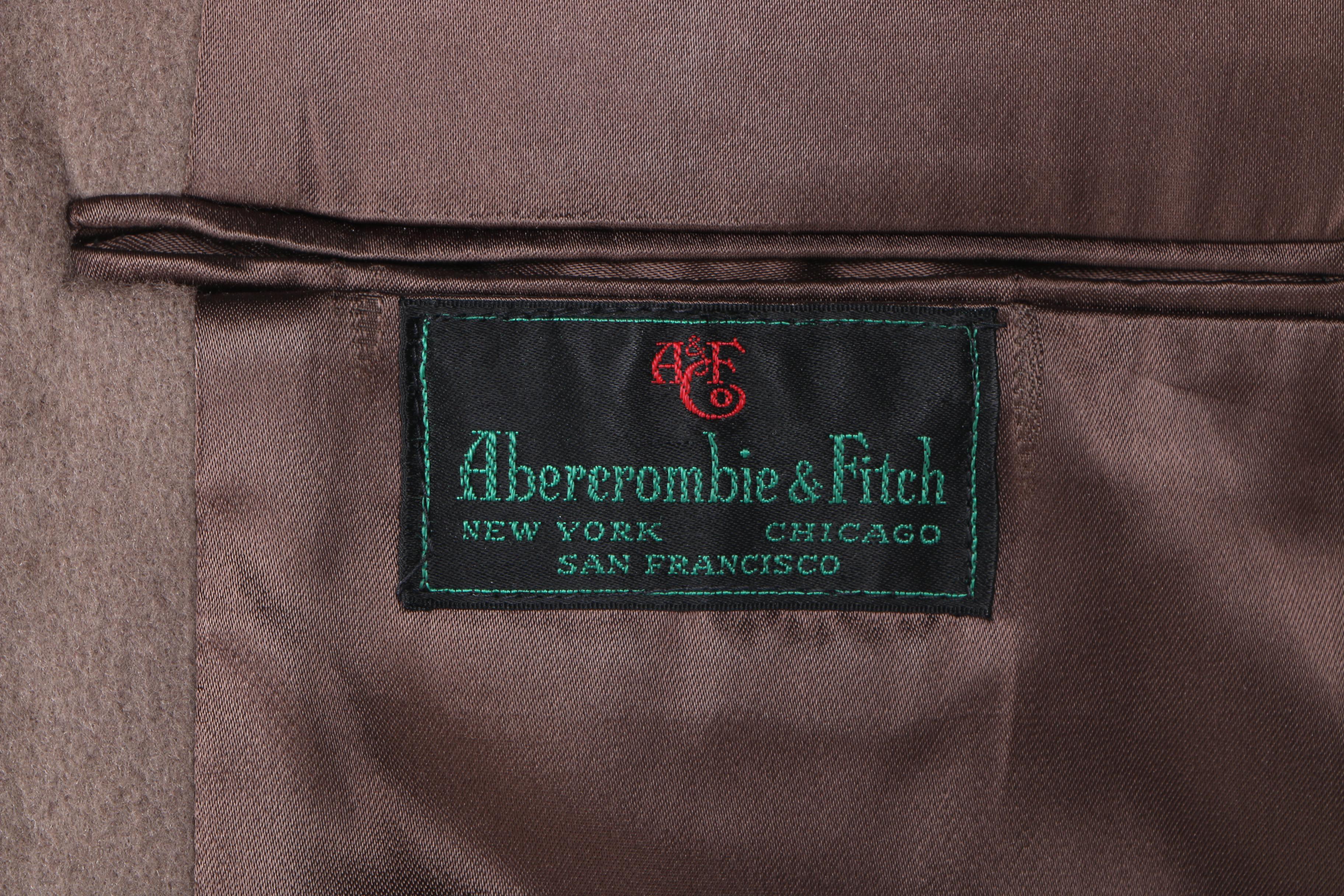 Vintage Abercrombie & Fitch Wool Overcoat