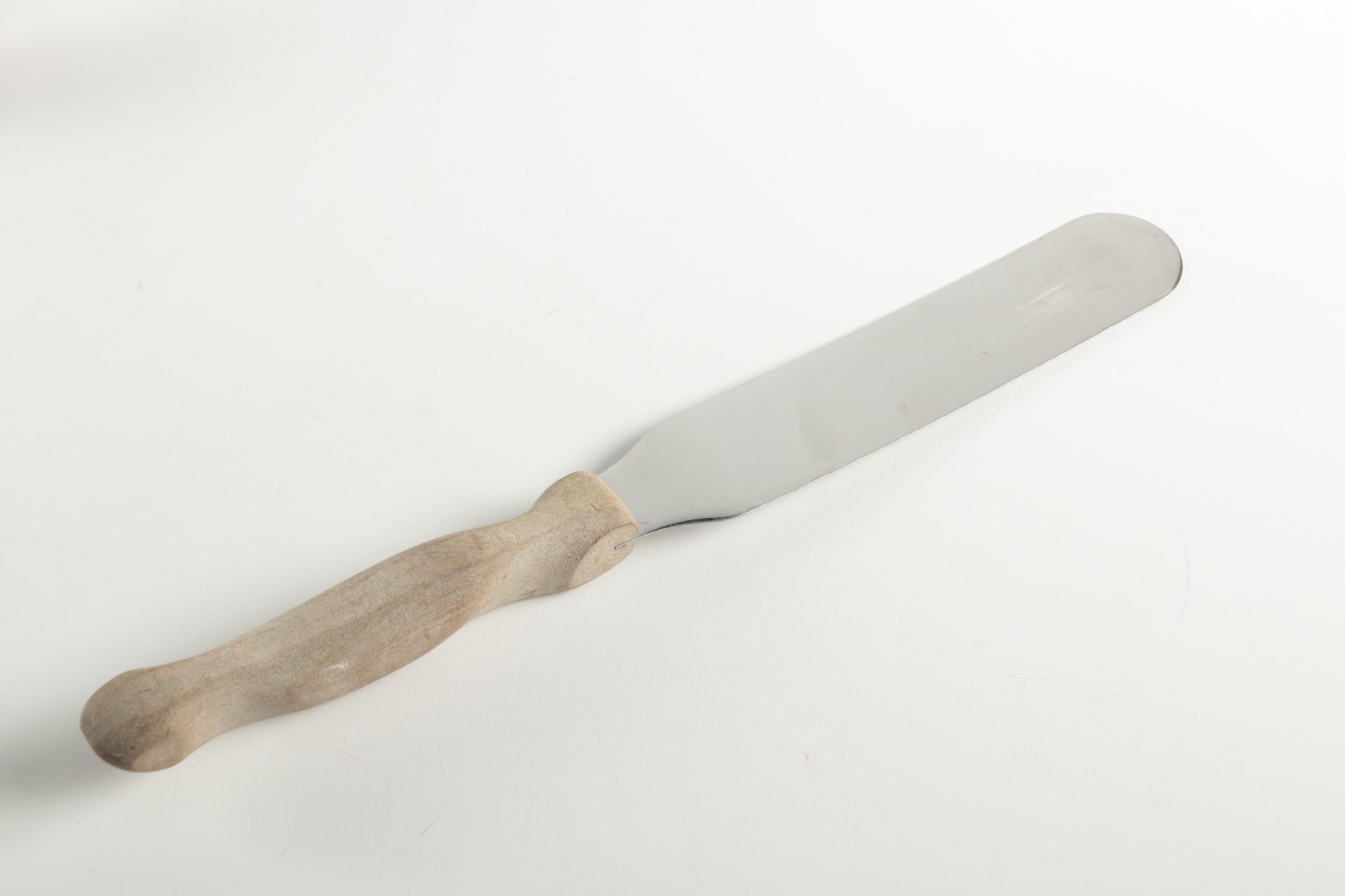 Vintage Cutco Cooking Utensils with Wooden Handles