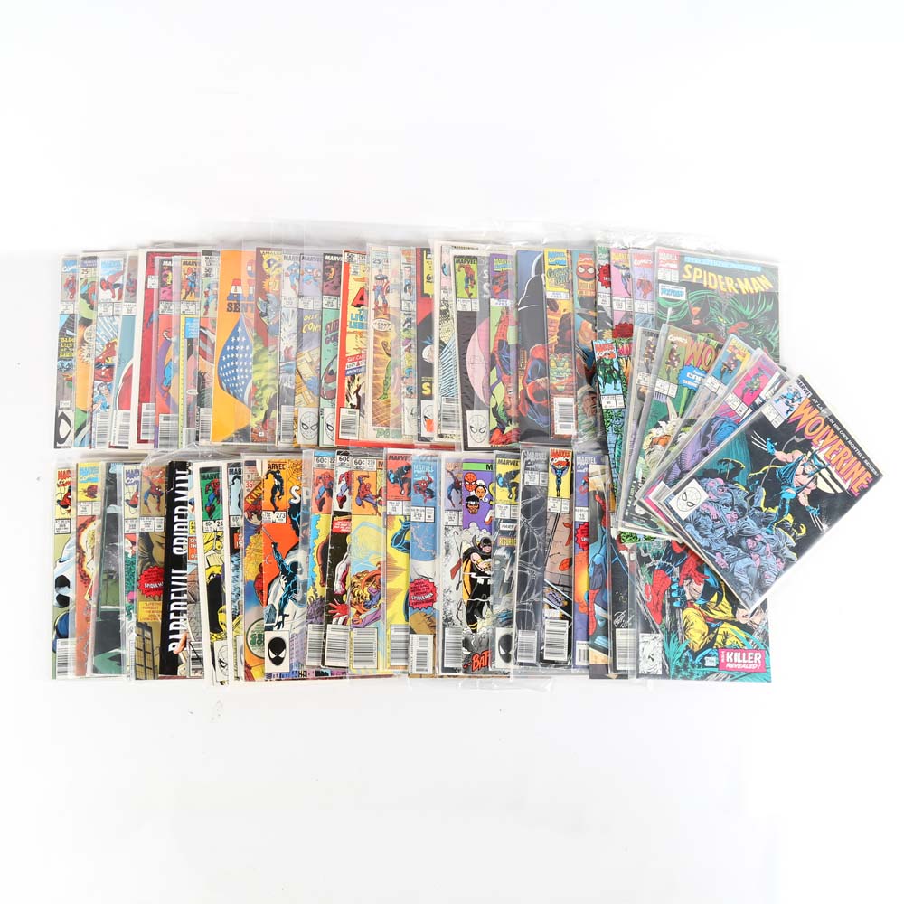 Marvel Comic Books Featuring Spider-Man and Wolverine