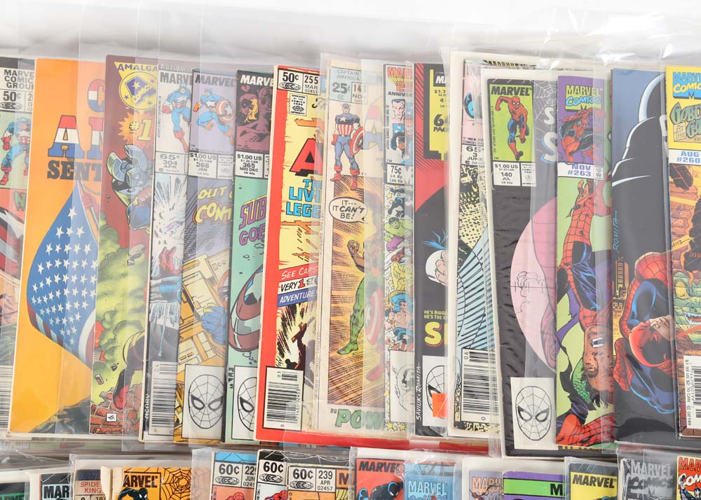 Marvel Comic Books Featuring Spider-Man and Wolverine