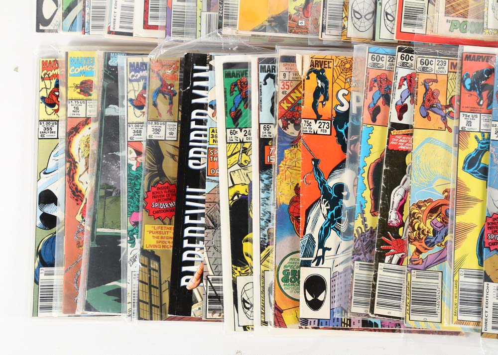 Marvel Comic Books Featuring Spider-Man and Wolverine