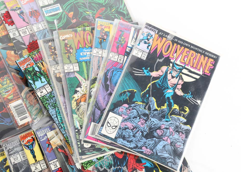 Marvel Comic Books Featuring Spider-Man and Wolverine
