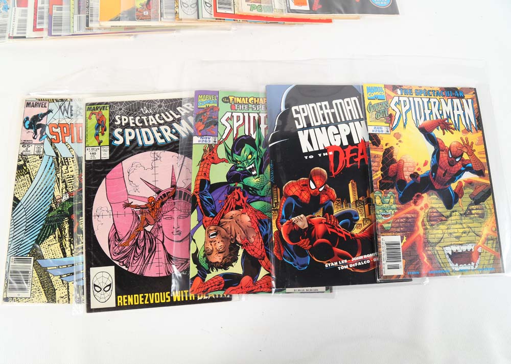 Marvel Comic Books Featuring Spider-Man and Wolverine