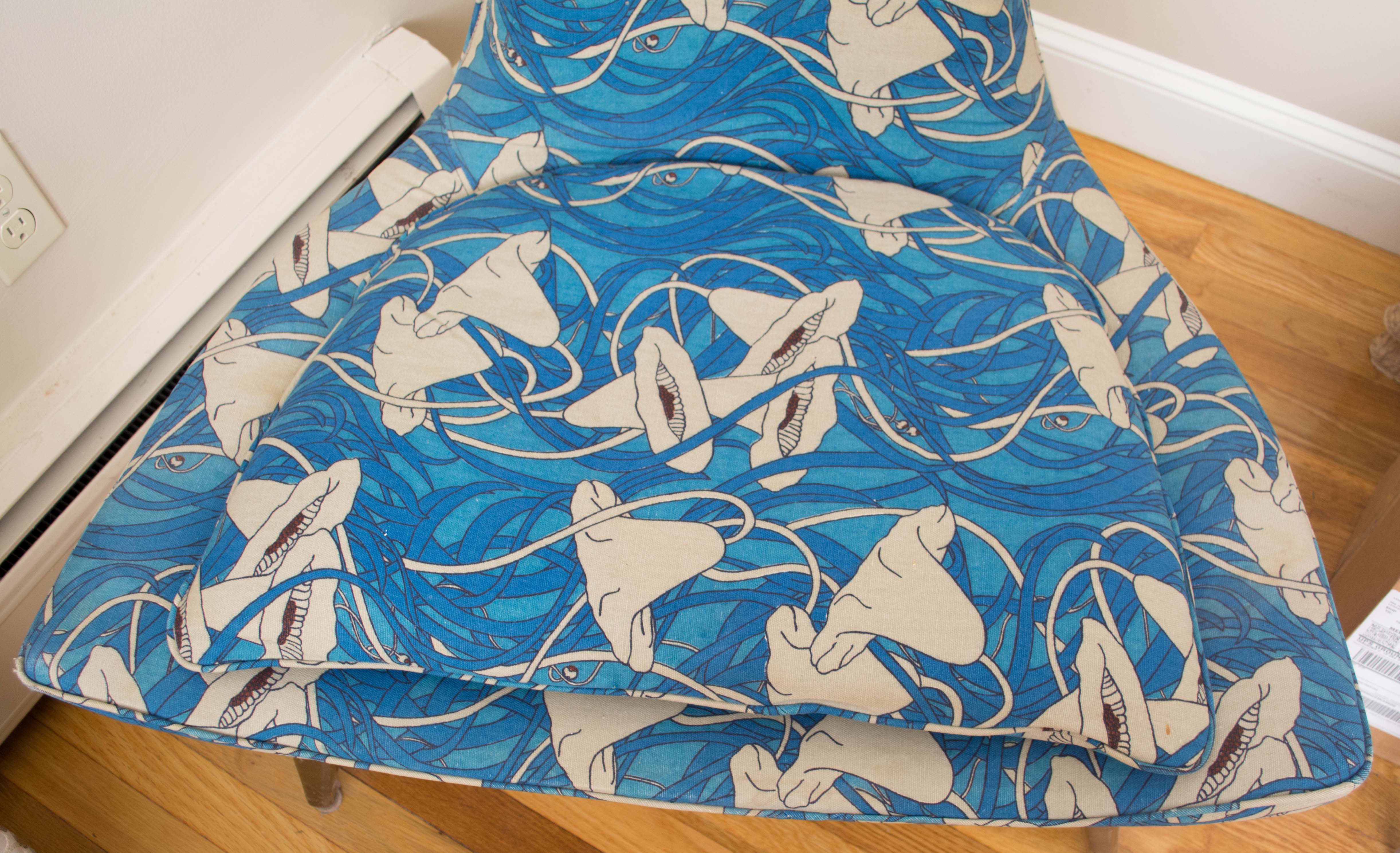 "West Coast Atomic" Sculptural Lounge Chair by Karpen of California