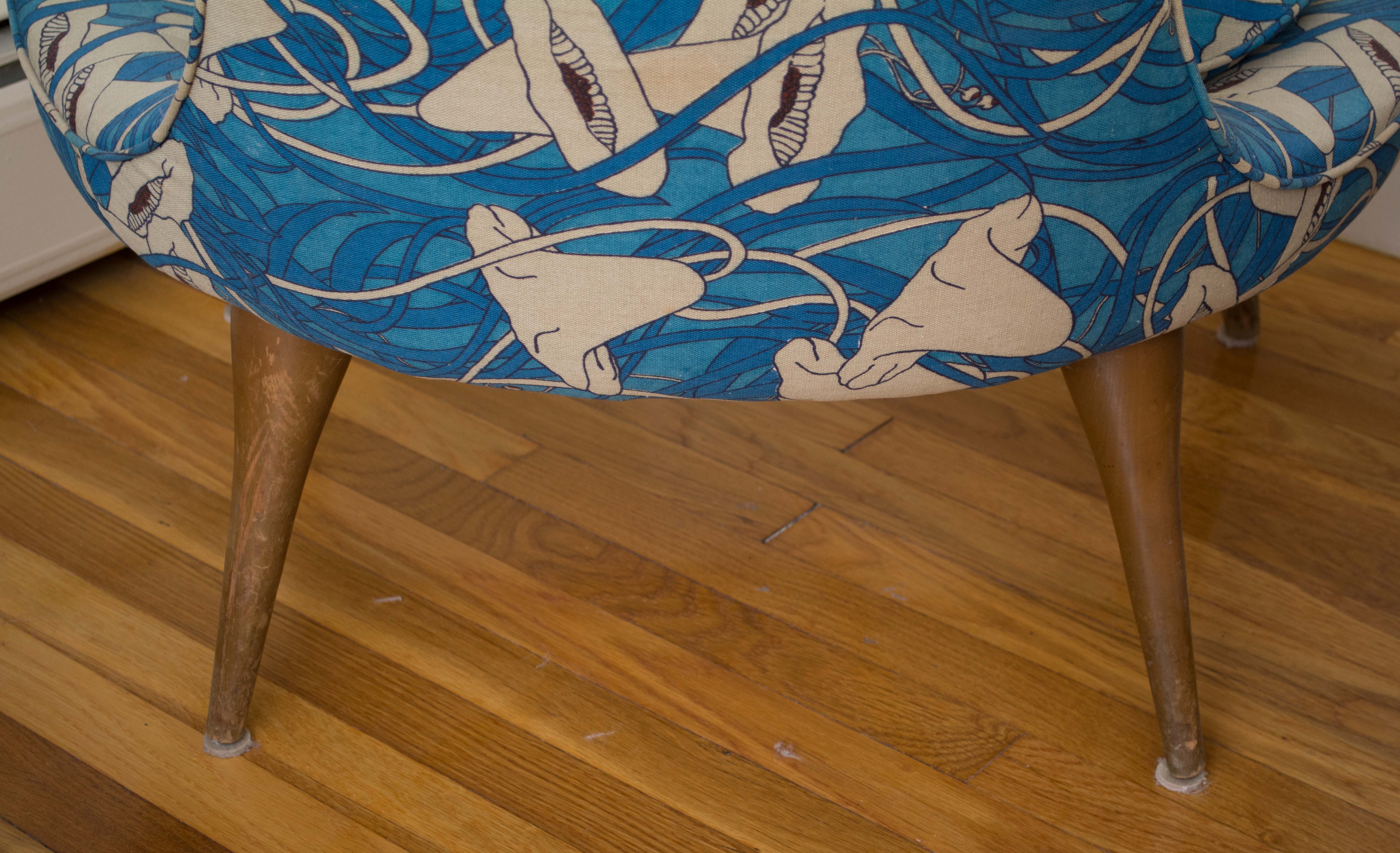 "West Coast Atomic" Sculptural Lounge Chair by Karpen of California