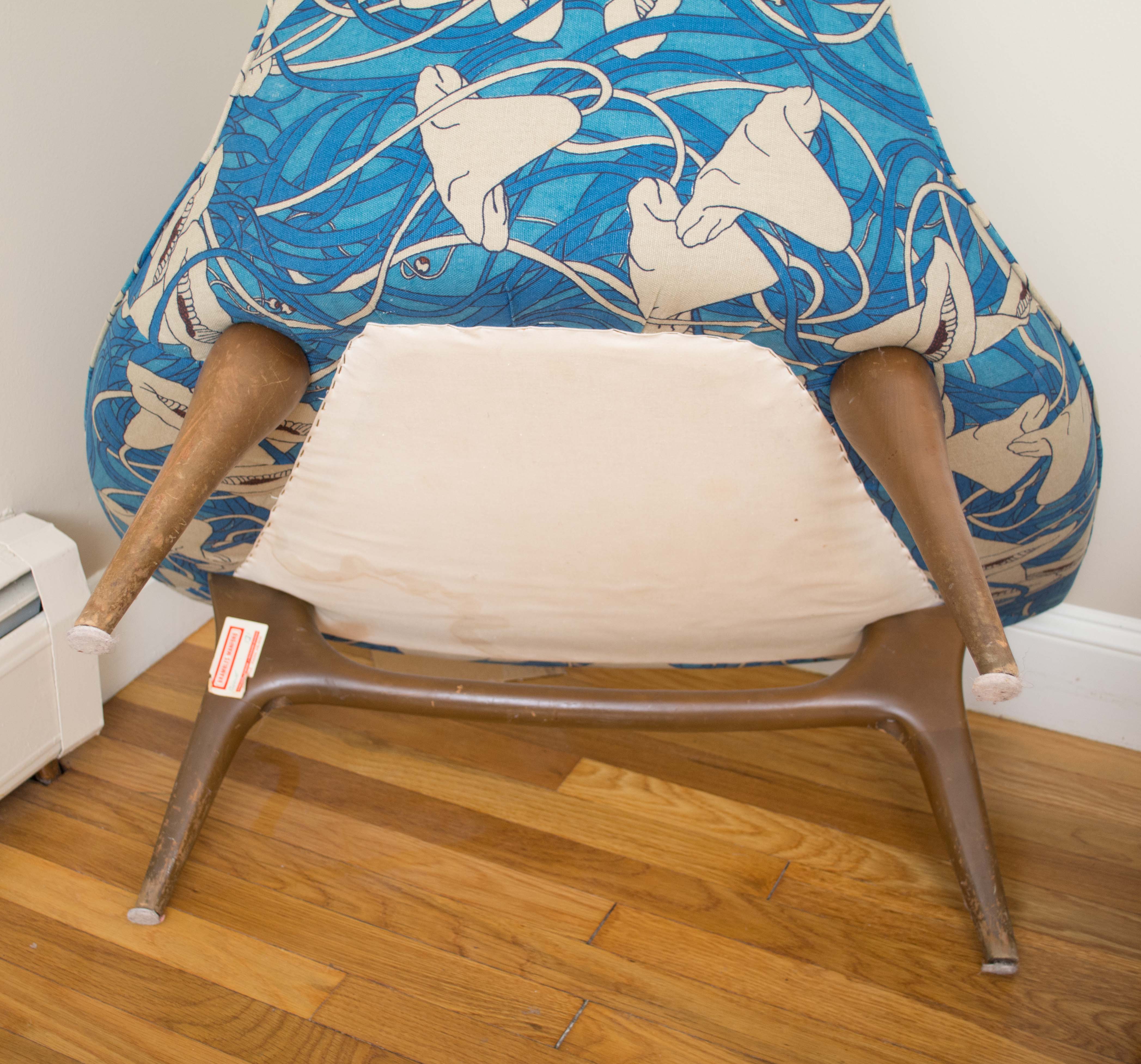 "West Coast Atomic" Sculptural Lounge Chair by Karpen of California