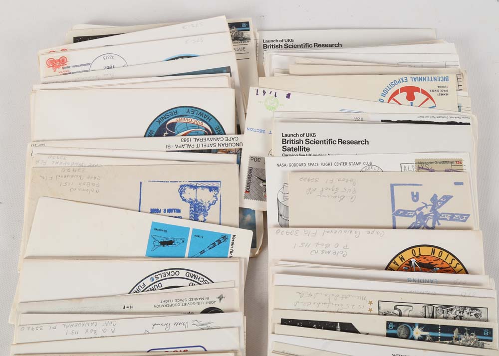 Collection of NASA and Space Related Stamps and Postmarks