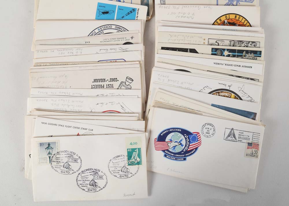 Collection of NASA and Space Related Stamps and Postmarks