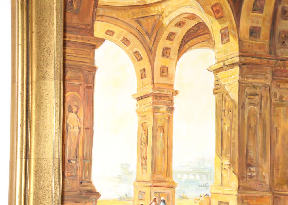 Unsigned Oil Painting on Canvas