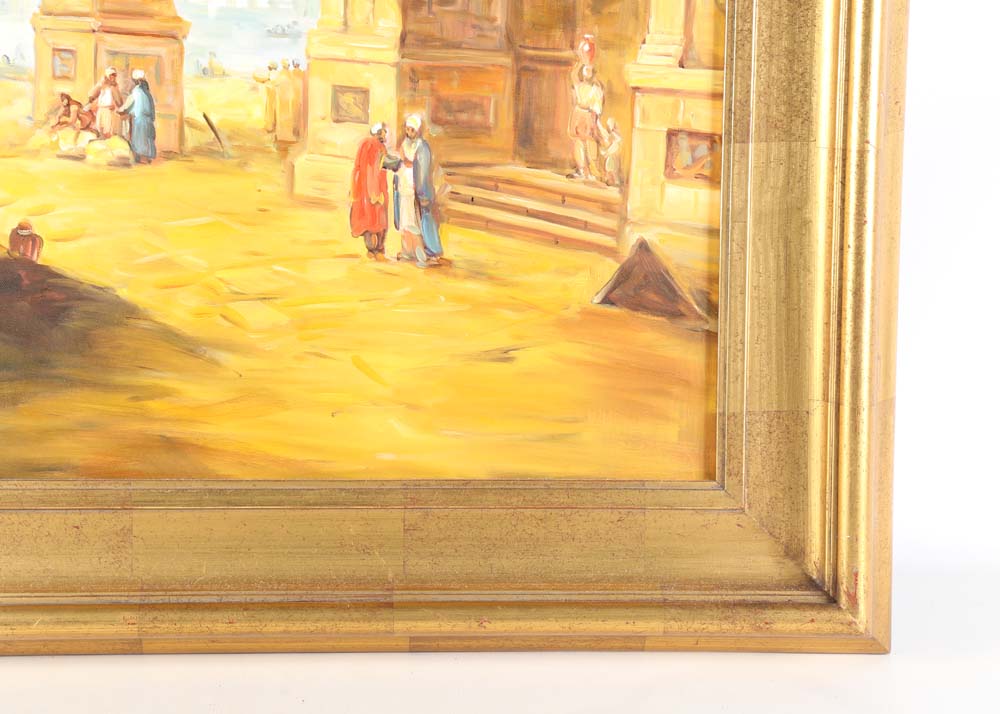 Unsigned Oil Painting on Canvas