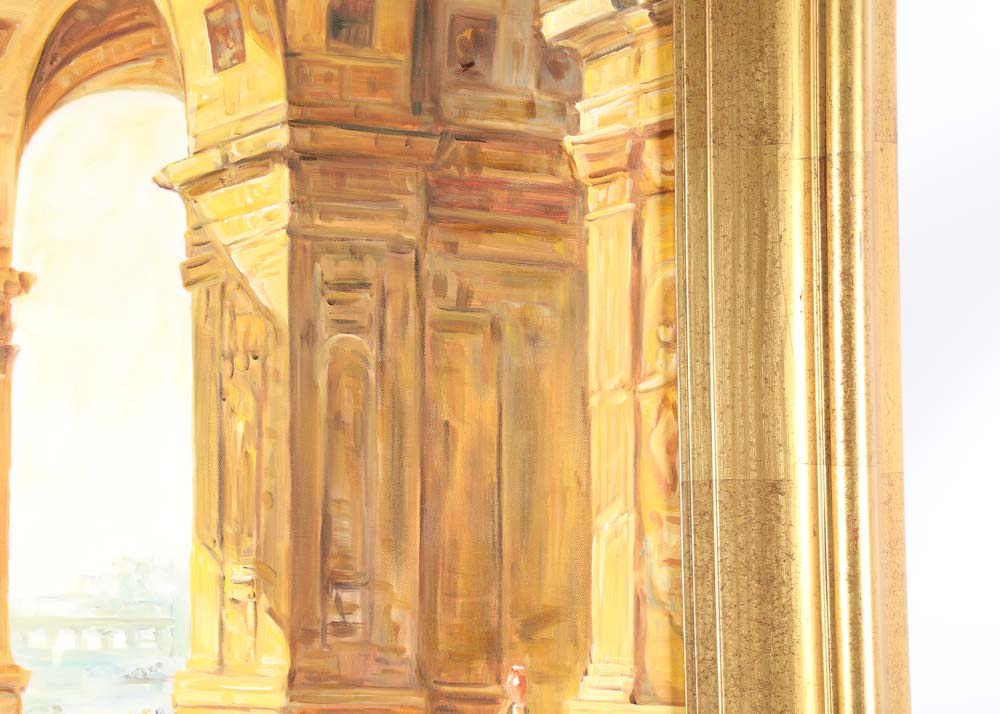 Unsigned Oil Painting on Canvas