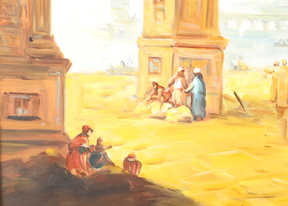 Unsigned Oil Painting on Canvas