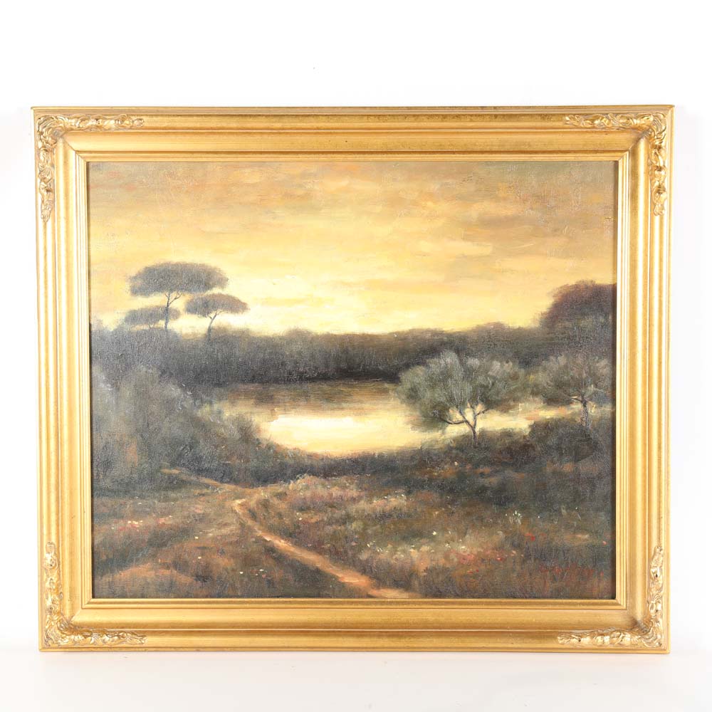 G. Wiley Oil Painting on Canvas