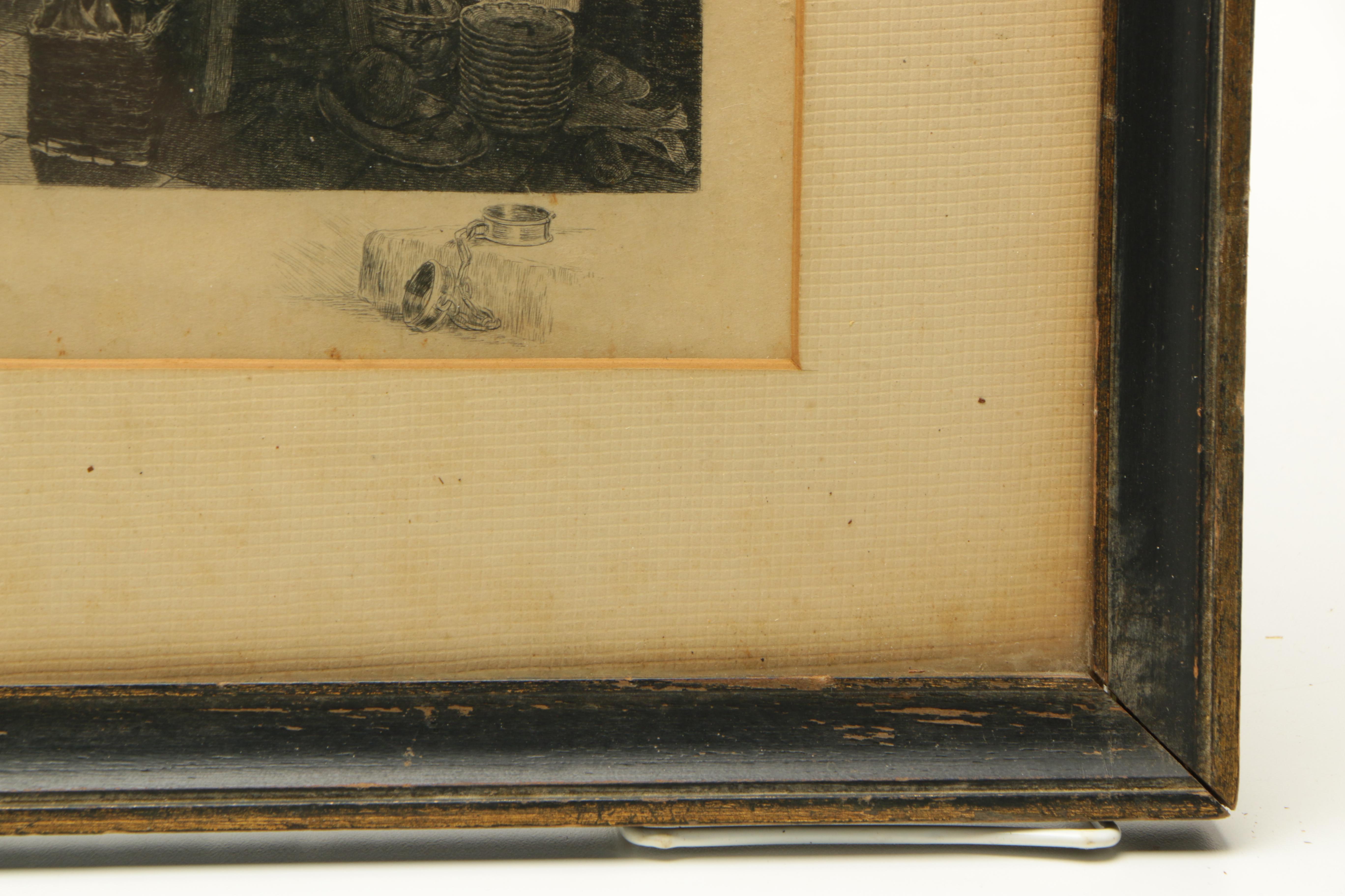 François Flameng Engraving "Robespierre's Arrest"