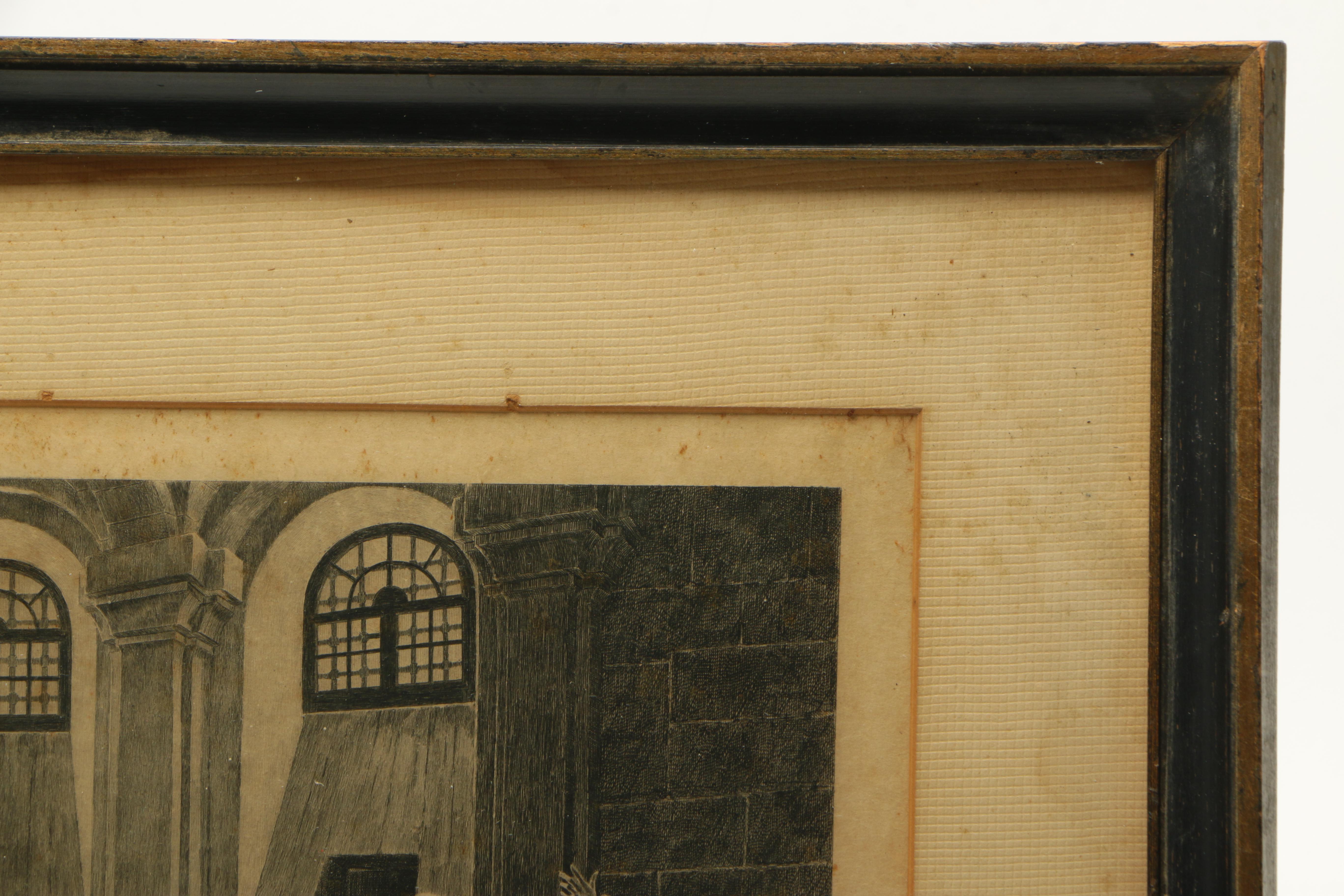 François Flameng Engraving "Robespierre's Arrest"