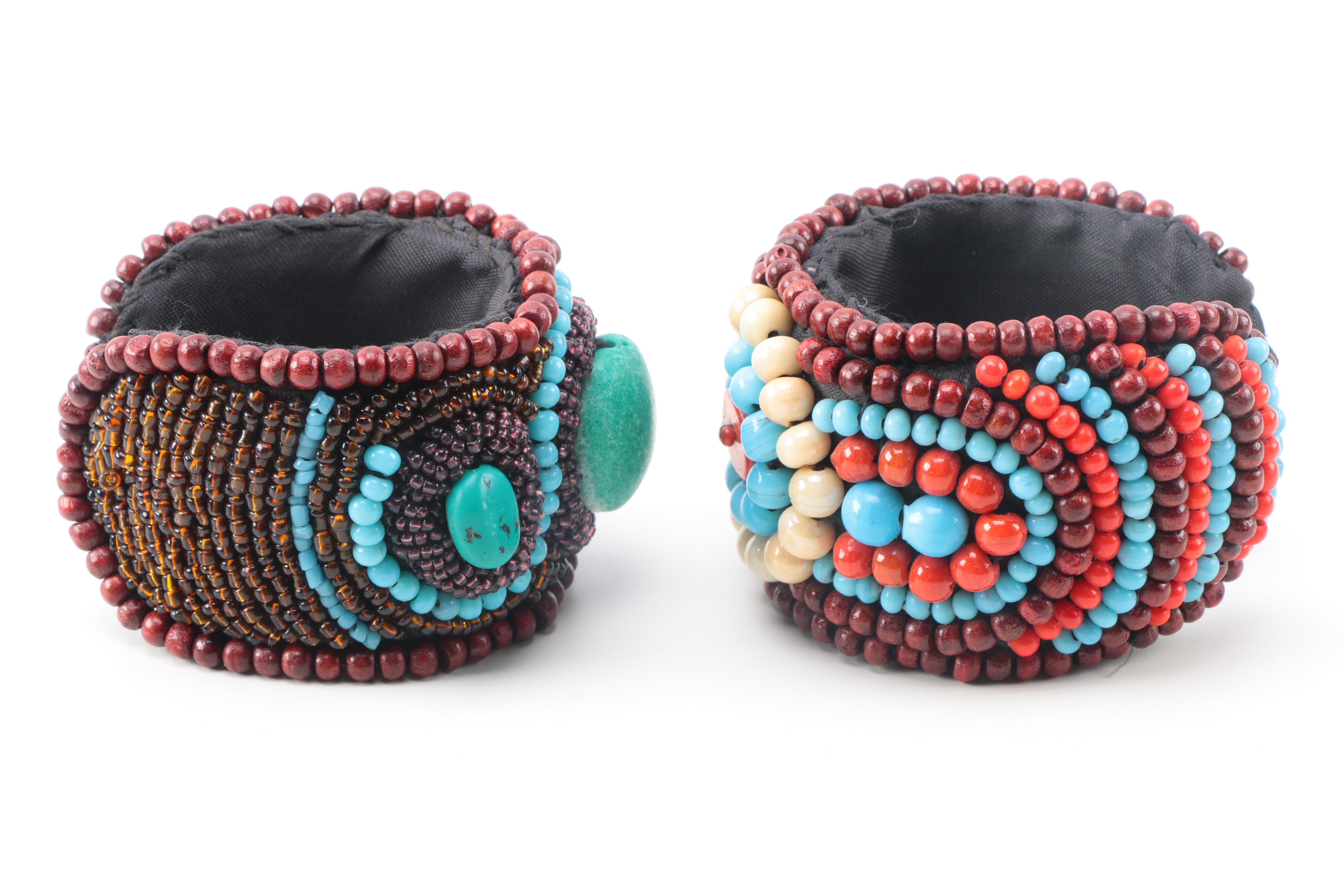 Necklaces and Bracelets With Gemstone, Wood, and Glass Beads