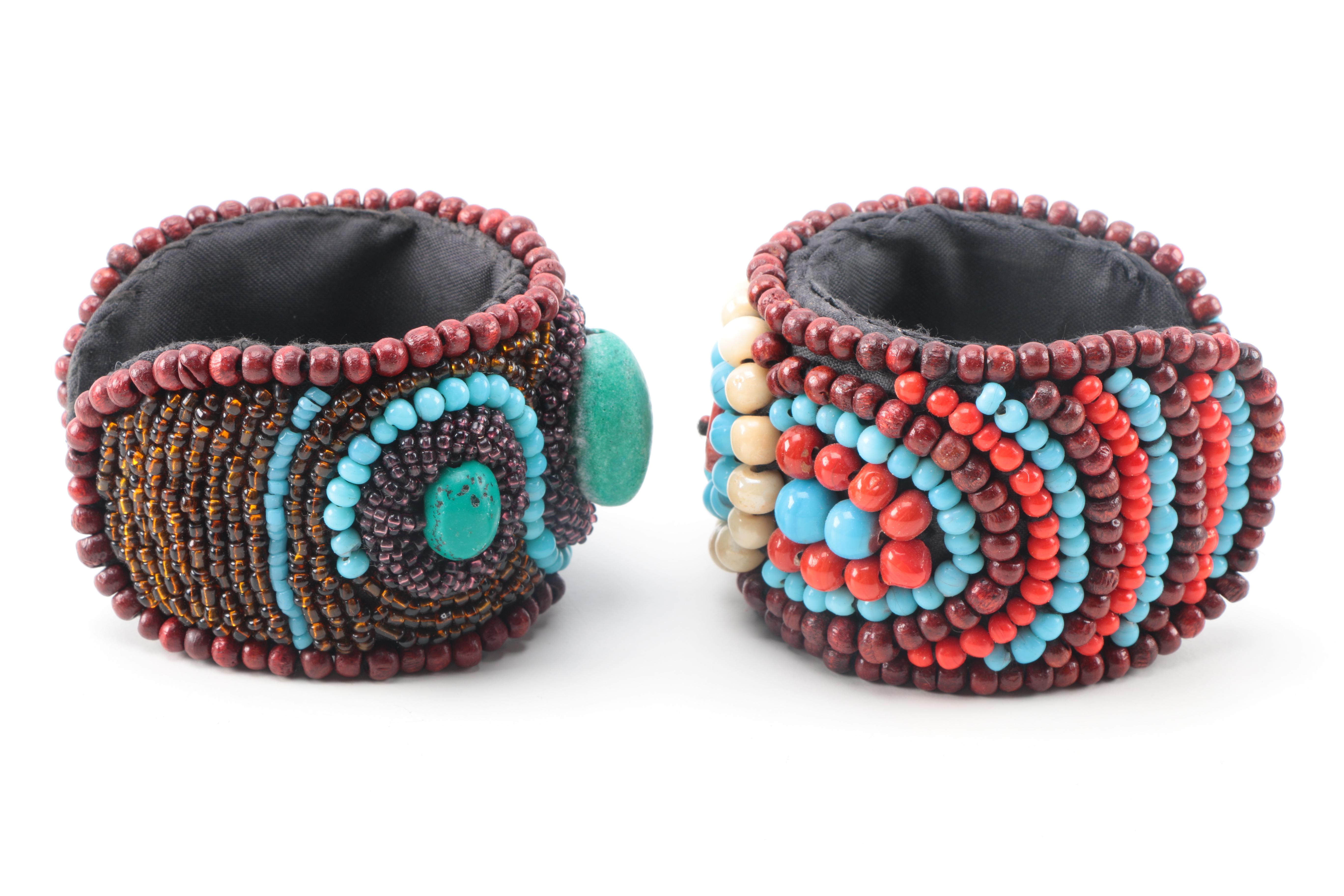 Necklaces and Bracelets With Gemstone, Wood, and Glass Beads