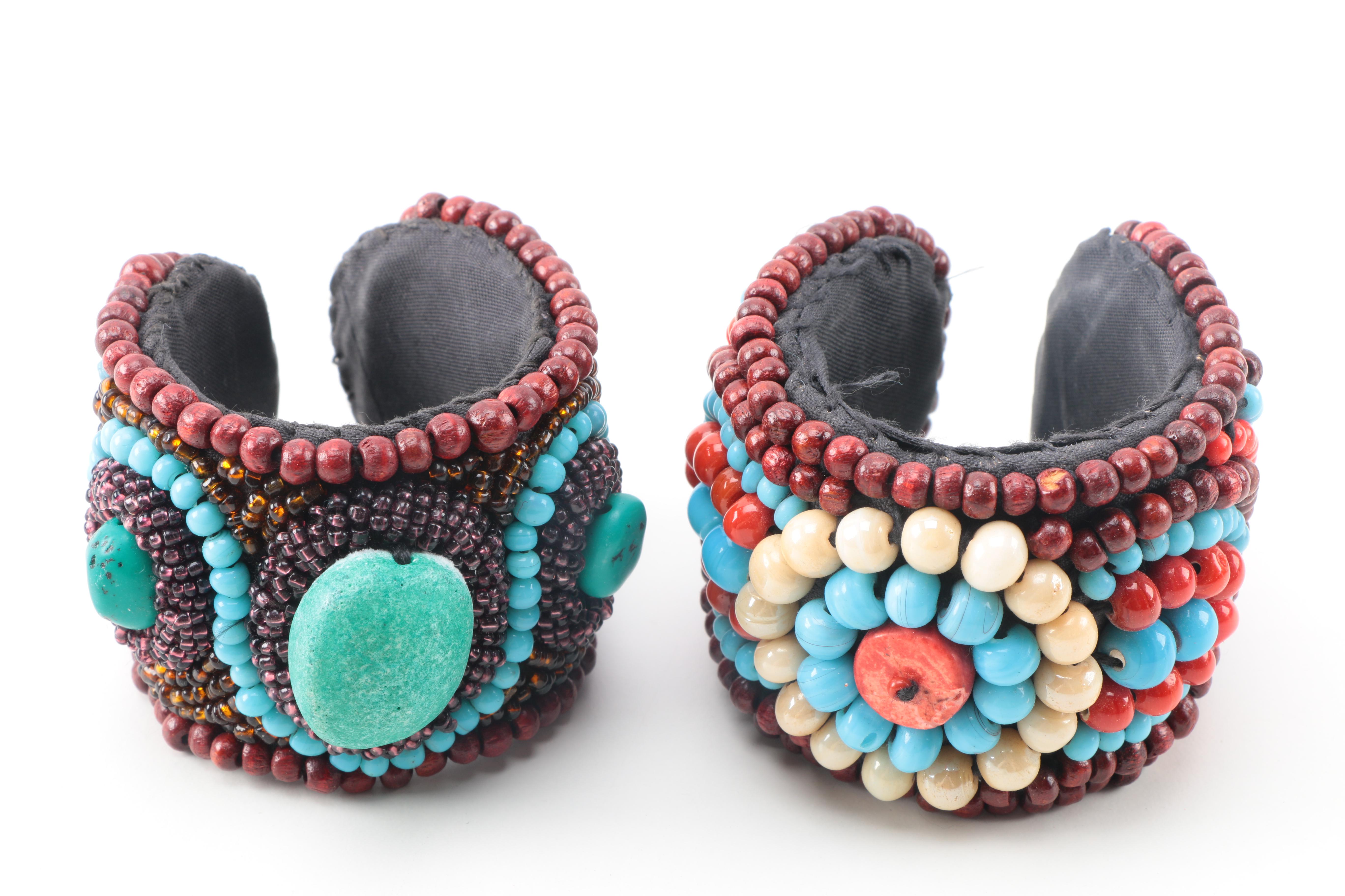 Necklaces and Bracelets With Gemstone, Wood, and Glass Beads