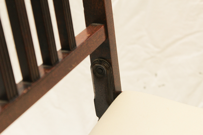 Vintage "Leg-O-Matic" Wooden Folding Chairs by Lorraine Metal Mfg. Co.